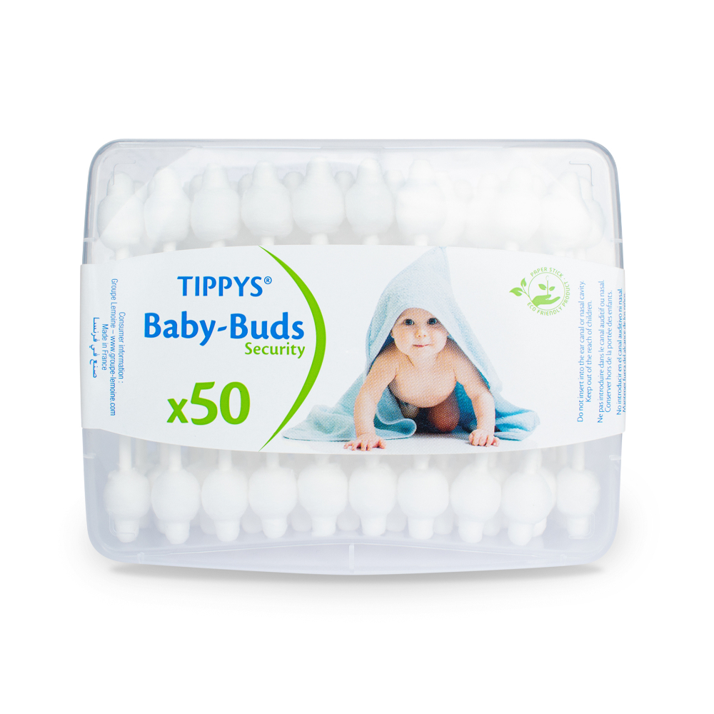 Tippys Baby Buds Hisopos Ecológicos x 50 Unidades